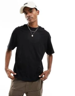 Jack & Jones Oversized T-shirt In Black For Men -Men Style Shop 205988390 1 black 1