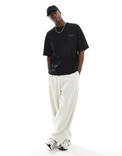 Jack & Jones Oversized T-shirt With Atalier Backprint In Black For Men -Men Style Shop 206040182 3