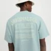 Jack & Jones Oversized Atalier Back Print T-shirt In Mint For Men Gray Mist