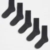 Jack & Jones Socks 5 Pack In Dark Grey Melange For Men -Men Style Shop 206040562 1 darkgreymelange