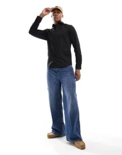 Jack & Jones Flannel Shirt In Black For Men -Men Style Shop 206040572 2