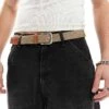 Jack & Jones Woven Belt With Buckle In Tan For Men Incense -Men Style Shop 206040598 1 incense