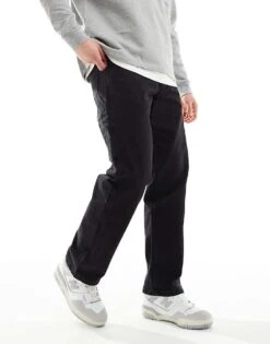 Jack & Jones Eddie Loose Fit Carpenter Jean In Washed Black For Men -Men Style Shop 206092107 4