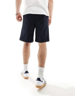 Jack & Jones Baggy Fit Chino Short In Navy For Men Dark Navy -Men Style Shop 206093355 5