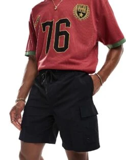 Jack & Jones Cargo Swim Short In Black For Men -Men Style Shop 206093930 1 black 1