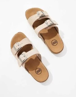 Jack & Jones Suede Double Strap Sandals In Beige For Men Plaza Taupe -Men Style Shop 206094003 2