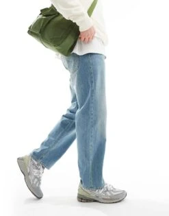 Jack & Jones Eddie Loose Fit Jean In Washed Blue For Men Blue Denim -Men Style Shop 206094111 4