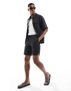 Jack & Jones Co-ord Nylon Short In Black For Men -Men Style Shop 206094164 1 black 1