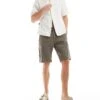 Jack & Jones Cargo Short In Brown For Men Bungee Cord