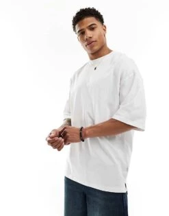 Jack & Jones Super Oversized T-shirt In White For Men -Men Style Shop 206197054 1 white 1
