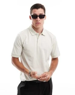 Jack & Jones Premium Colour Block Pique Polo In Green For Men Green Tint -Men Style Shop 206247139 1 greentint 1