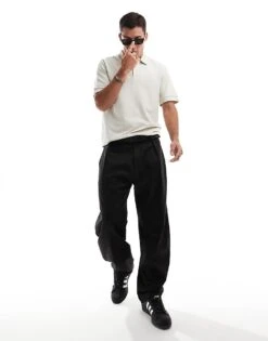 Jack & Jones Premium Colour Block Pique Polo In Green For Men Green Tint -Men Style Shop 206247139 3