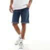 Jack & Jones Denim Short In Dark Blue For Men