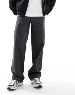 Jack & Jones Bill Wide Fit Cargo In Dark Grey For Men Asphalt -Men Style Shop 206311828 1 asphalt 1