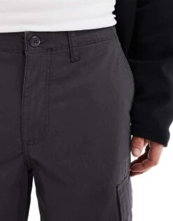 Jack & Jones Bill Wide Fit Cargo In Dark Grey For Men Asphalt -Men Style Shop 206311828 5