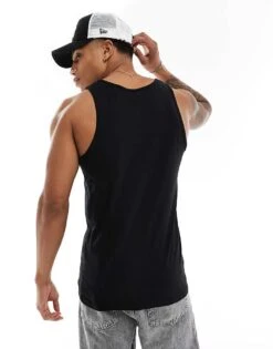 Jack & Jones 2 Pack Vest In Black For Men -Men Style Shop 206403558 3