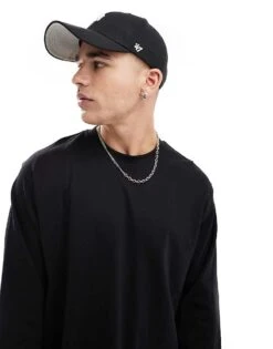 Jack & Jones Oversized Long Sleeve T-shirt In Black For Men -Men Style Shop 206502165 3