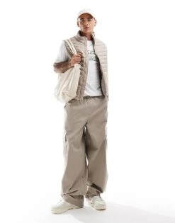 Jack & Jones Packable Padded Gilet In Off White For Men Atmosphere -Men Style Shop 206502214 4