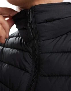 Jack & Jones Packable Padded Gilet In Black For Men -Men Style Shop 206502324 3