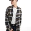 Jack & Jones Brushed Check Shirt In Khaki For Men Canteen