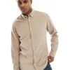Jack & Jones Cord Shirt In Beige For Men Crockery -Men Style Shop 206502443 1 crockery