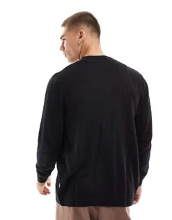 Jack & Jones Light Weight Cardigan In Black For Men -Men Style Shop 206502542 3