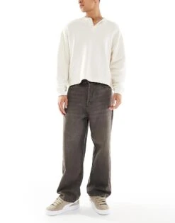 Jack & Jones Ron Skater Jean In Black Wash For Men Black Tinted -Men Style Shop 206549213 1 blacktinted 1