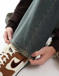 Jack & Jones Ron Skater Jean With Brown Cast Wash In Black For Men Brown Tint? -Men Style Shop 206549281 3