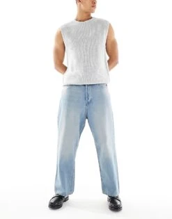 Jack & Jones Ron Skater Jean In Light Blue Wash For Men Light Blue Special W -Men Style Shop 206549310 1 lightbluespecialw 1