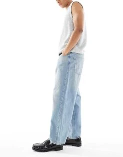 Jack & Jones Ron Skater Jean In Light Blue Wash For Men Light Blue Special W -Men Style Shop 206549310 3