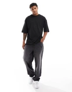 Jack & Jones Super Oversized 2 Pack T-shirt In Black & White For Men White/black -Men Style Shop 206549325 2