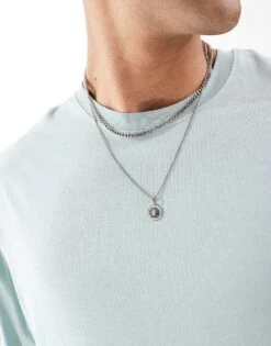 Jack & Jones Super Oversized T-shirt In Grey Blue For Men Grey Mist -Men Style Shop 206549405 2