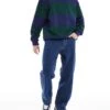 Jack & Jones Eddie Baggy Jean In Dark Blue Was For Men Mid Blue (924)