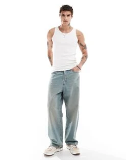 Jack & Jones Ribbed Vest In White For Men Cloud Dancer -Men Style Shop 206549589 2