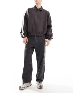 Jack & Jones Ron Skater Jean In Washed Black For Men