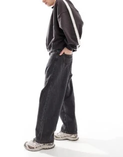 Jack & Jones Ron Skater Jean In Washed Black For Men -Men Style Shop 206549598 3