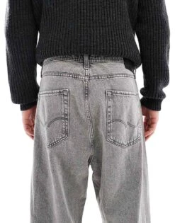 Jack & Jones Ron Skater Jean In Washed Grey For Men -Men Style Shop 206549668 4