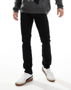 Jack & Jones 5 Pocket Trouser In Black For Men