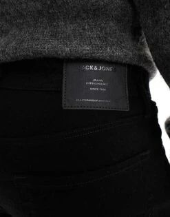 Jack & Jones 5 Pocket Trouser In Black For Men -Men Style Shop 206551832 4