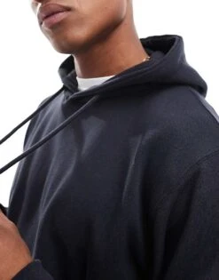 Jack & Jones Super Oversized Hoodie In Navy For Men Dark Navy -Men Style Shop 206551881 3