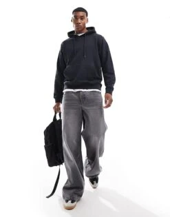 Jack & Jones Super Oversized Hoodie In Navy For Men Dark Navy -Men Style Shop 206551881 4