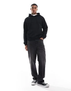 Jack & Jones Super Oversized Hoodie In Black For Men -Men Style Shop 206551995 4