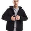Jack & Jones Technical Parka With Padded Lining In Black For Men -Men Style Shop 206552013 1 black