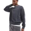 Jack & Jones Super Oversized Sweatshirt In Washed Grey For Men Castlerock