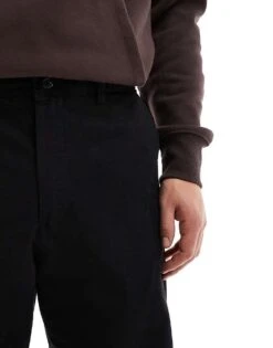 Jack & Jones Evan Skater Fit Ripstop Chino In Black For Men -Men Style Shop 206681562 3