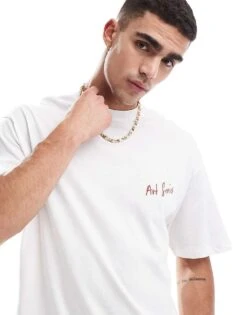 Jack & Jones Oversized T-shirt With L'atelier Art Backprint In White For Men -Men Style Shop 206716558 1 white 1