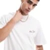 Jack & Jones Oversized T-shirt With L'atelier Art Backprint In White For Men -Men Style Shop 206716558 1 white