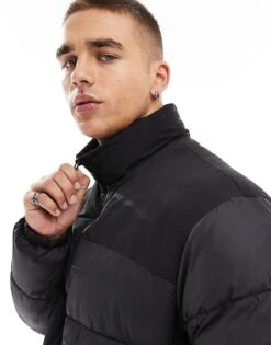 Jack & Jones Puffer Jacket In Black For Men -Men Style Shop 206824837 2