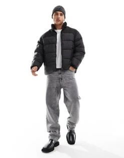 Jack & Jones Puffer Jacket In Black For Men -Men Style Shop 206824837 4