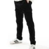 Jack & Jones Loose Fit Cord Cargo Trouser In Black For Men